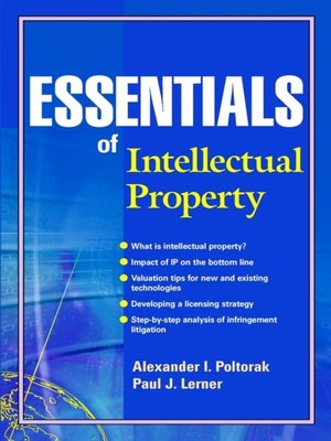 cover image of Essentials of Intellectual Property
